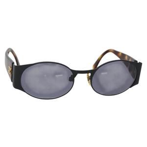 CHANEL COCO Mark Sunglasses Plastic Brown CC Auth BA4088